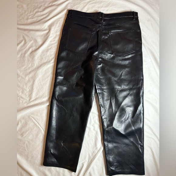 Wilfred Cropped Leather Pants from Aritzia Size 14 - Picture 2 of 4